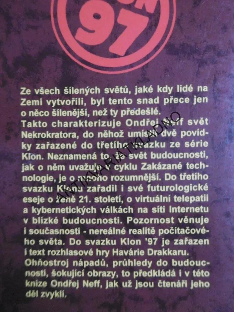 NEKROKRATOR, KLON '97, ONDŘEJ NEFF, **an