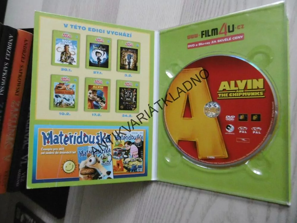ALVIN A CHIPMUNKOVÉ, DVD FILM