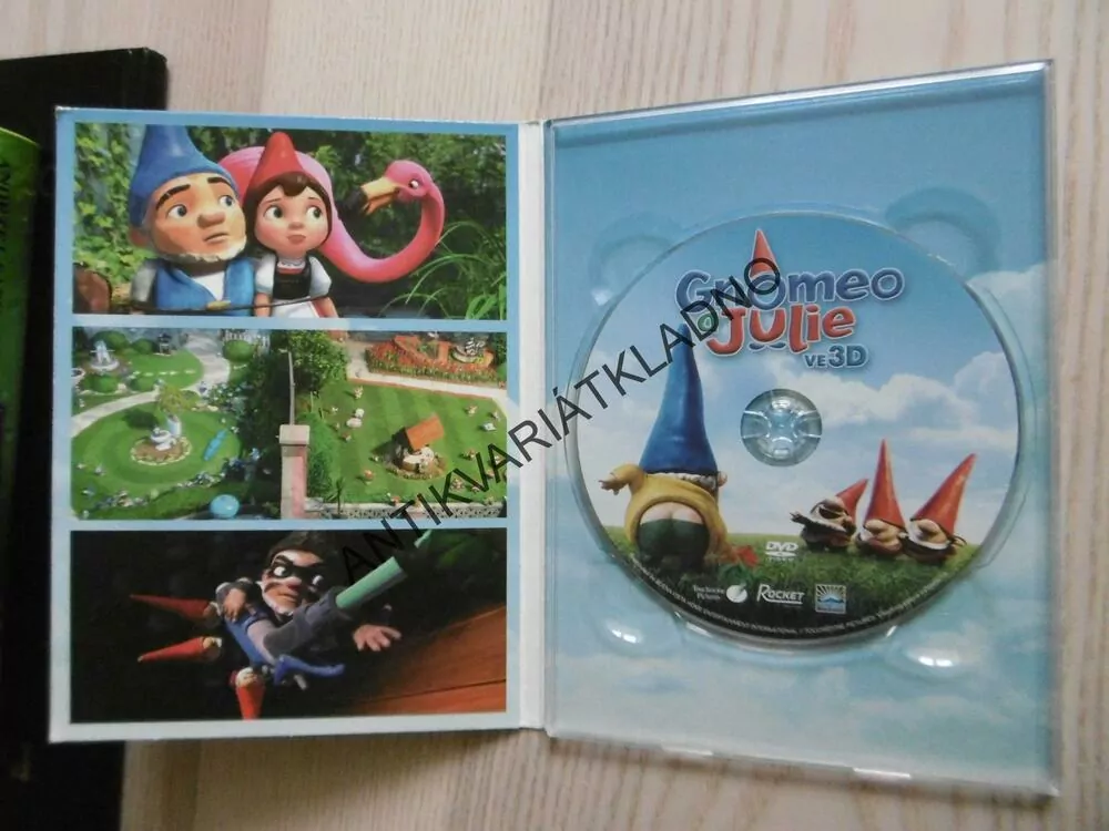 GNOMEO A JULIE, DVD FILM VE 3D
