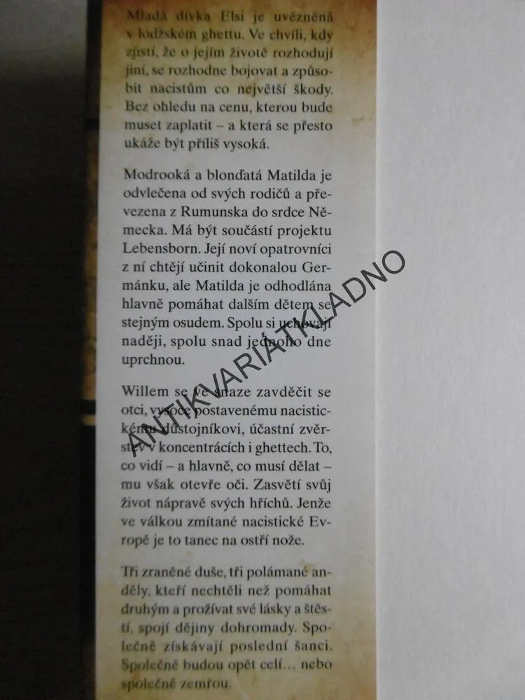 ZLOMENÍ ANDĚLÉ, GEMMA LIVIERO, **an