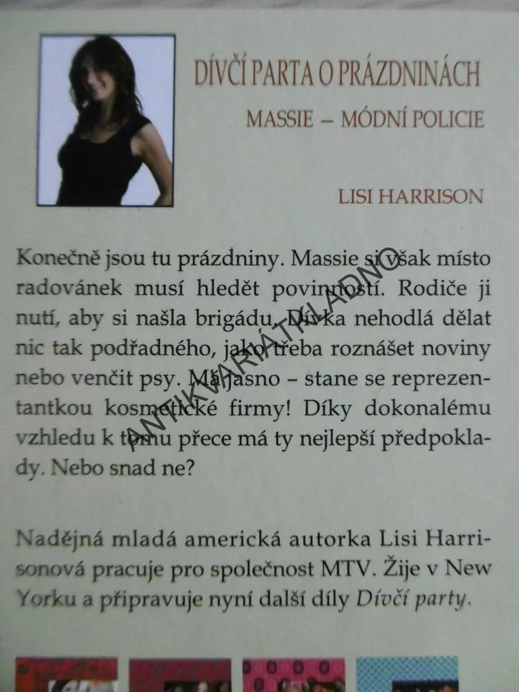 DÍVČÍ PARTA O PRÁZDNINÁCH, MASSI - MÓDNÍ POLICIE, LISI HARRISON, **an