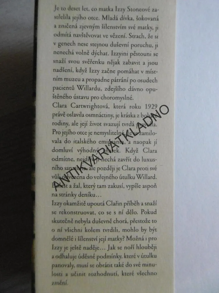 TMAVÉ STĚNY WILLARDU, ELLEN MARIE WISEMANOVÁ, **an