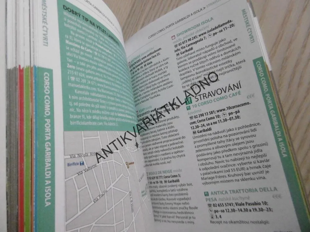 MILÁN DO KAPSY, ITÁLIE, LONELY PLANET, PRŮVODCE, **an