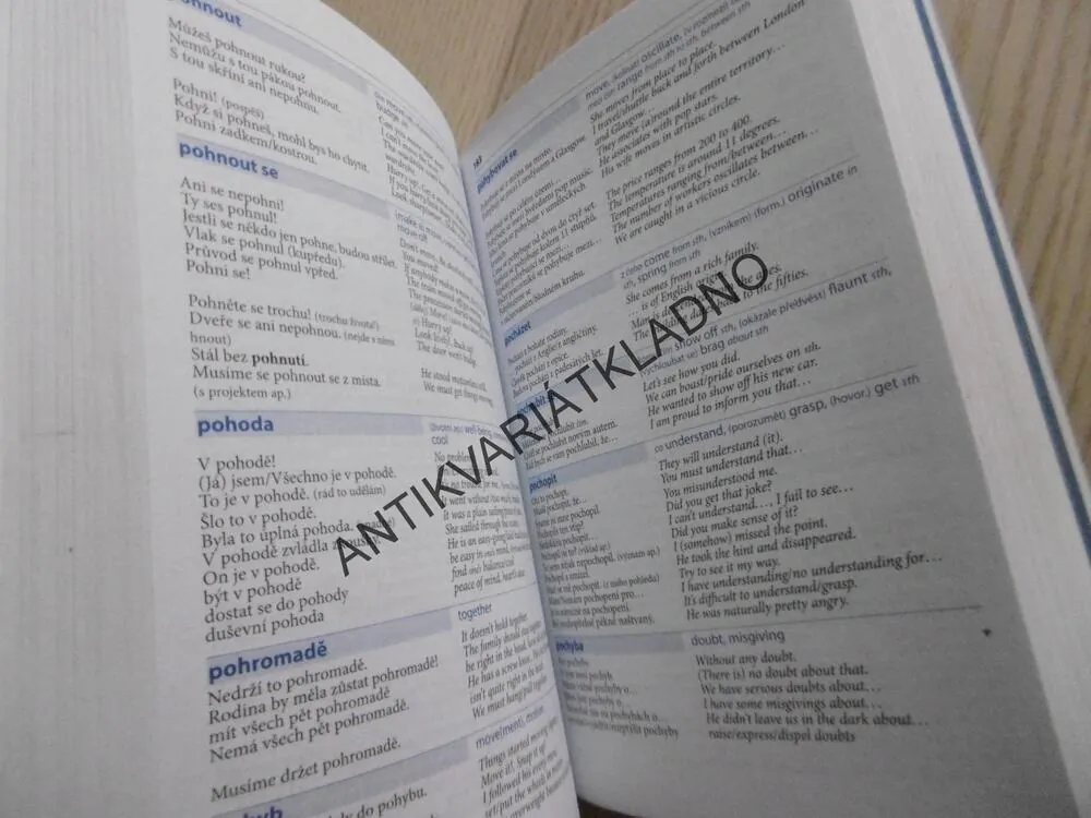 LINGEA, ČESKO-ANGLICKÝ MLUVNÍK SLANGU , SLOVNÍK, **an