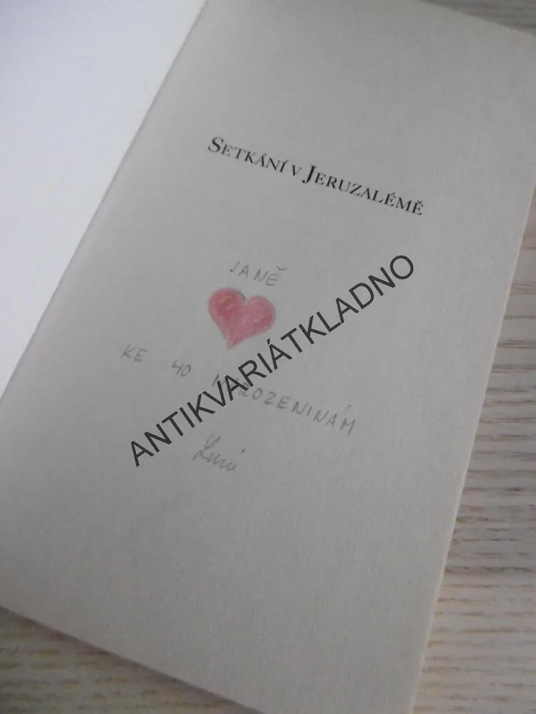 SETKÁNÍ V JERUZALÉMĚ, DEREK PRINCE,, **an