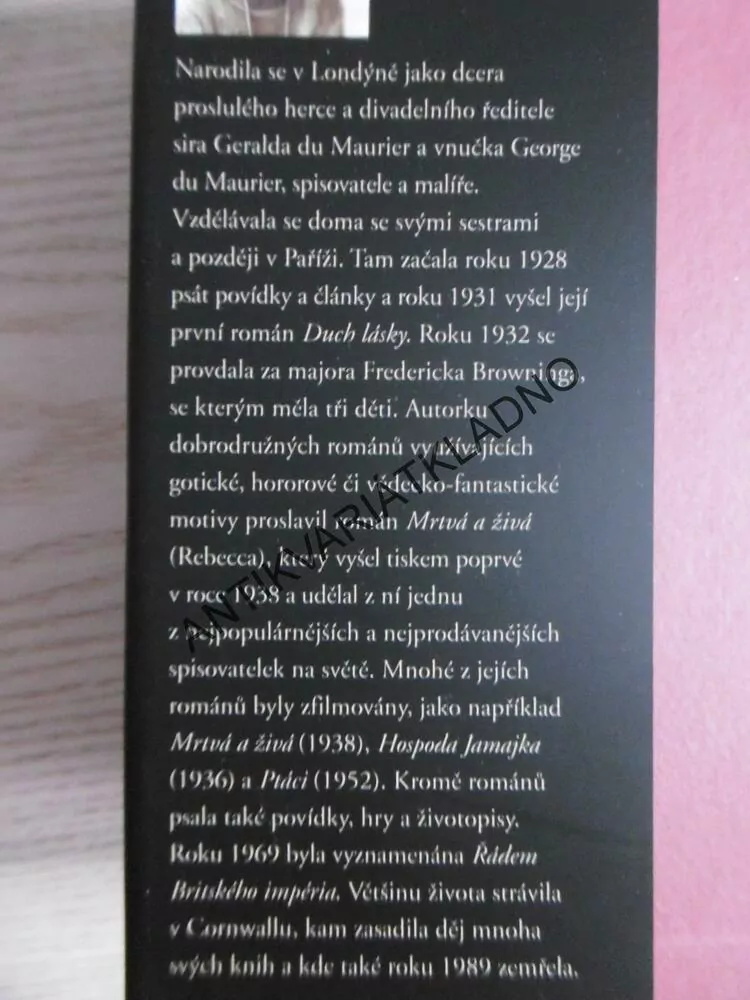 DŮM NA POBŘEŽÍ, DAPHNE DU MAURIER, **an