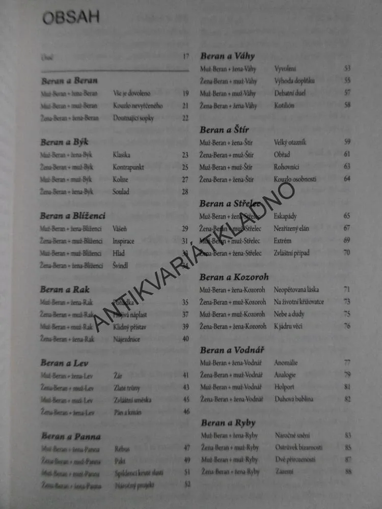 KOSMICKÝ PÁR, ASTROLOGICKÝ RÁDCE PRO MILOSTNÝ ŽIVOT, ASTROLOGIE, **an
