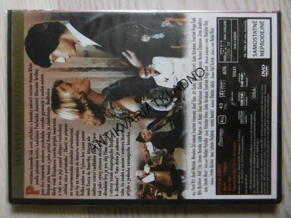 JAK SVĚT PŘICHÁZÍ O BÁSNÍKY, DVD FILM 