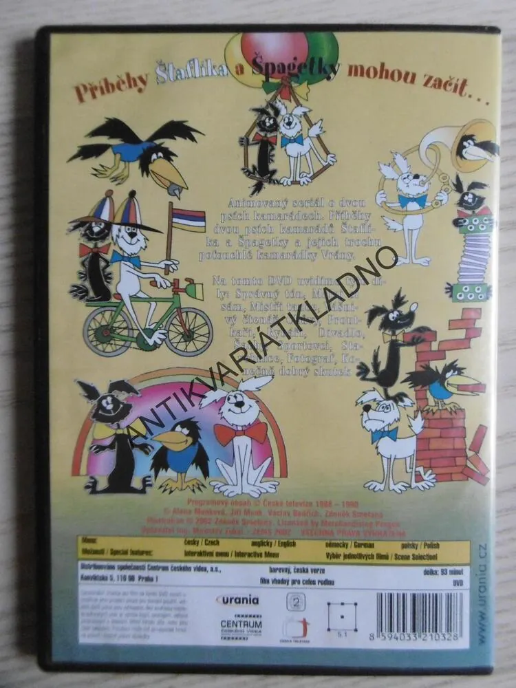 ŠTAFLÍK A ŠPAGETKA, DVD FILM