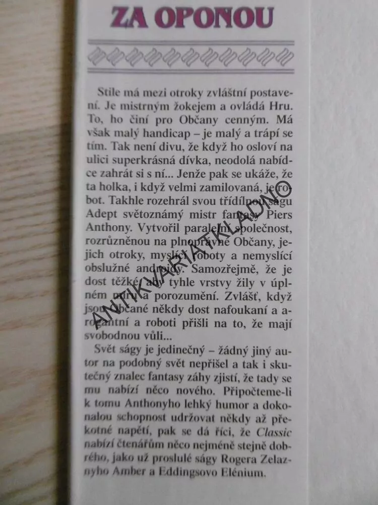 DVOJÍ NEKONEČNO, PIERS ANTHONY, **an
