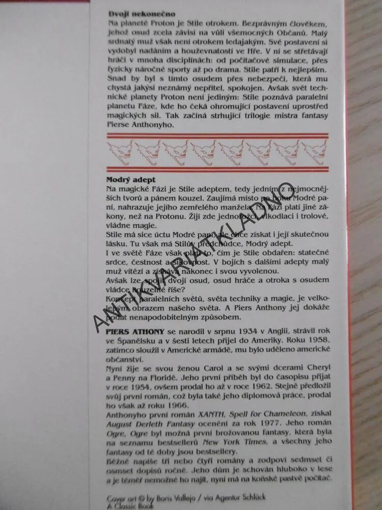 RYTÍŘSKÝ ÚSVIT,  PIERS ANTHONY, **an