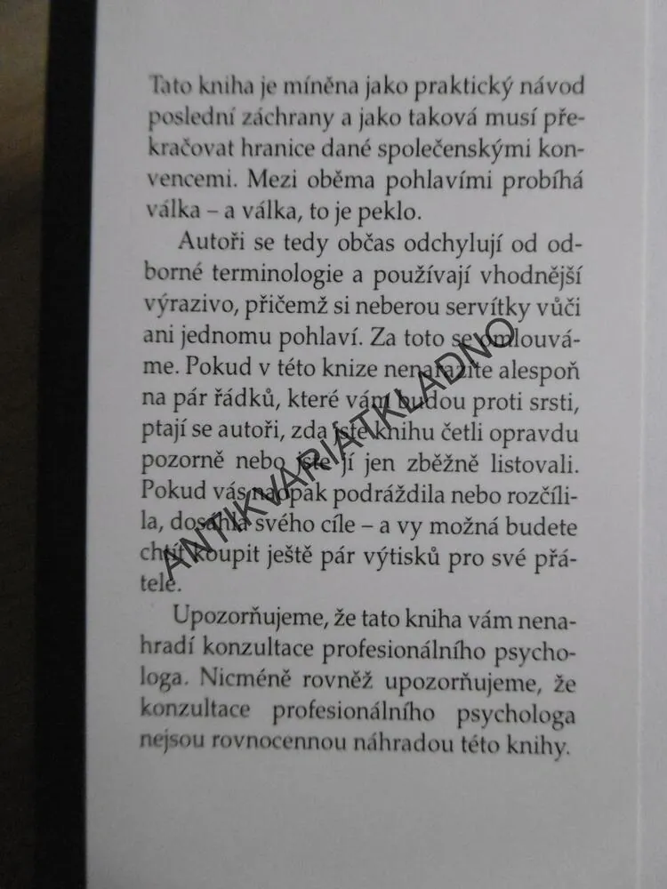 ŽENY JSOU Z PRSU, MUŽI Z CHUJOŠE, ANNA COLLINSOVÁ, ELLIOT SULLIVAN, **an