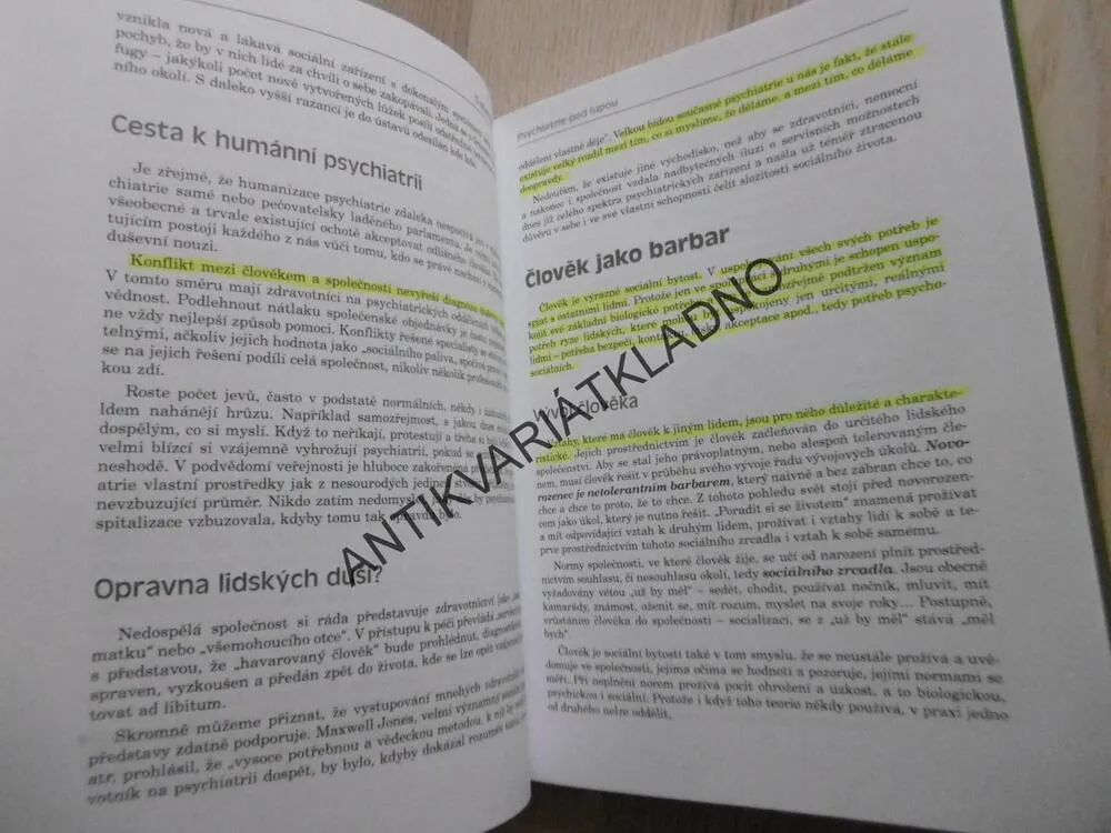 O PSYCHIATRII, PETR STYX, JAK ŽÍT A JEDNAT S DUŠEVNĚ NEMOCNÝMI LIDMI, **an