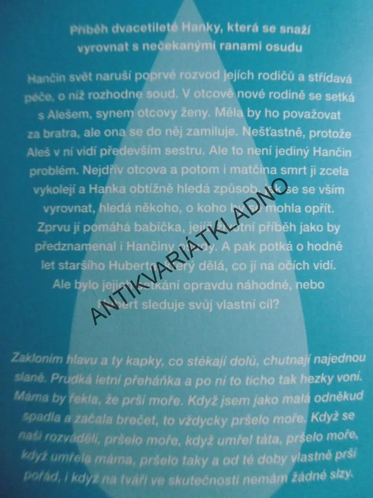 TO PRŠÍ MOŘE, RADKA TŘEŠTÍKOVÁ, **an