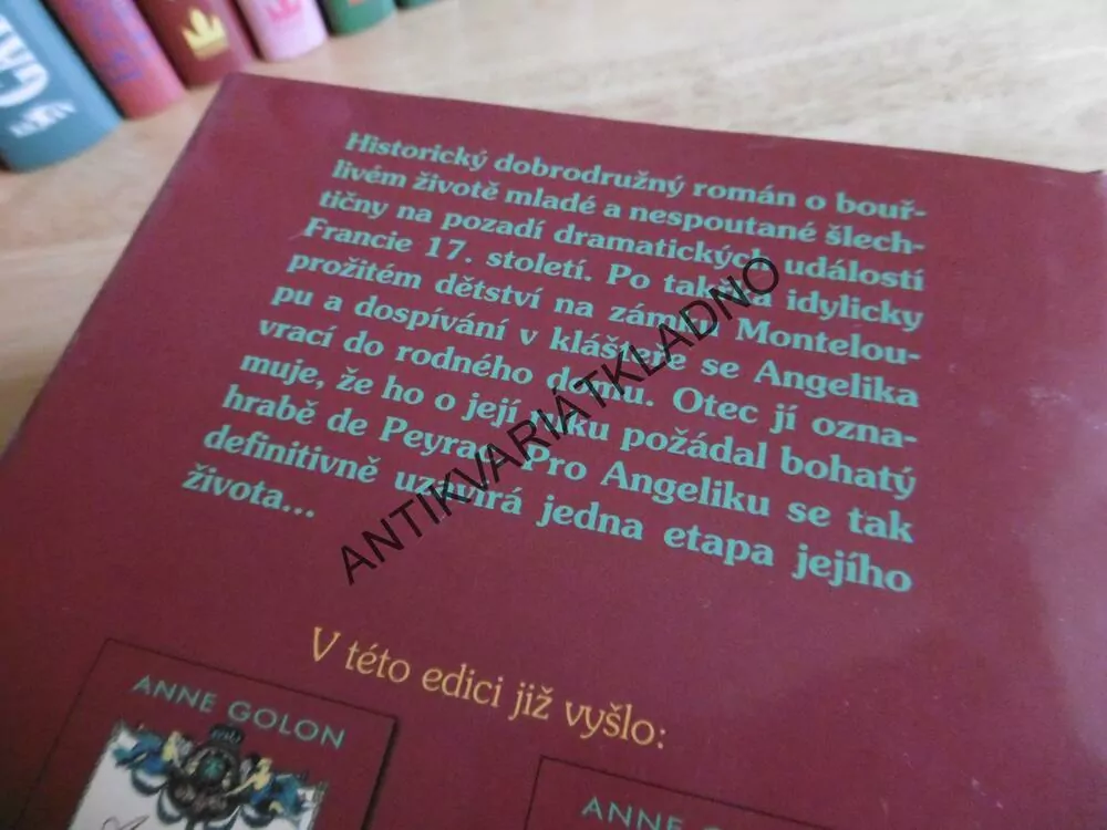 ANGELIKA MARKÝZA ANDĚLŮ, ANNE GOLON