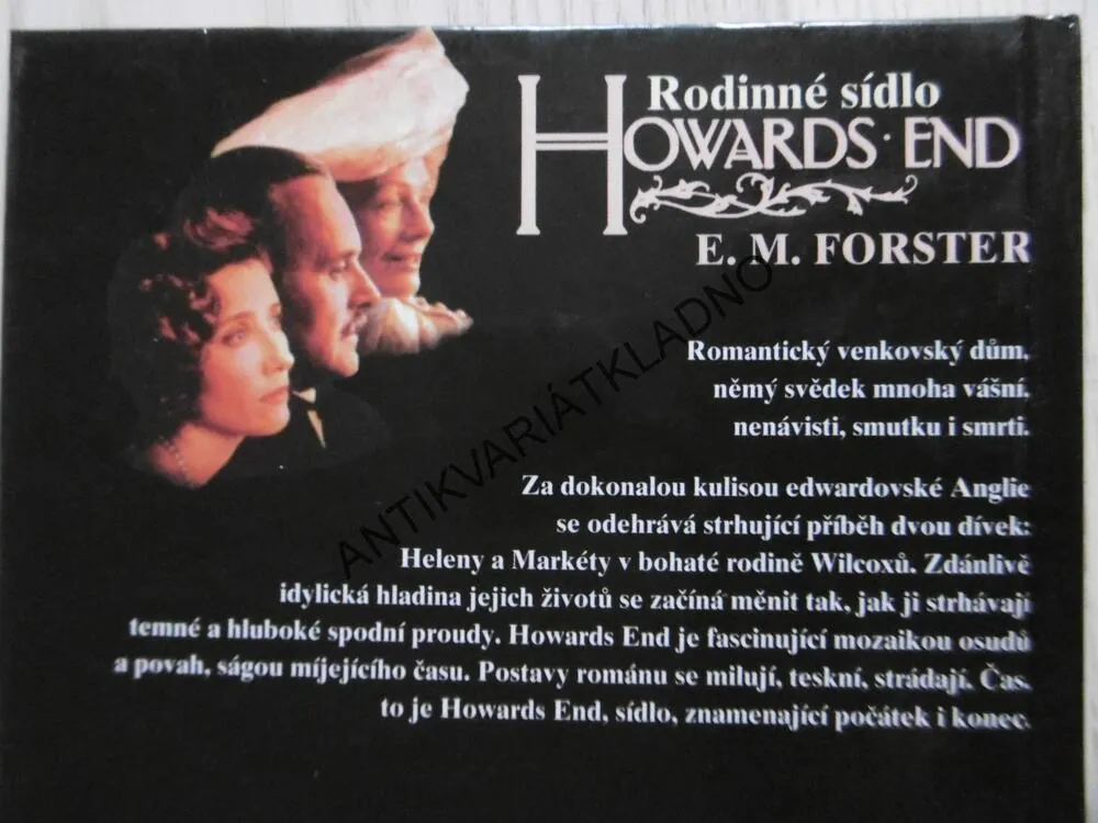 RODINNÉ SÍDLO HOWARDS END, E.M. FORSTER, **an