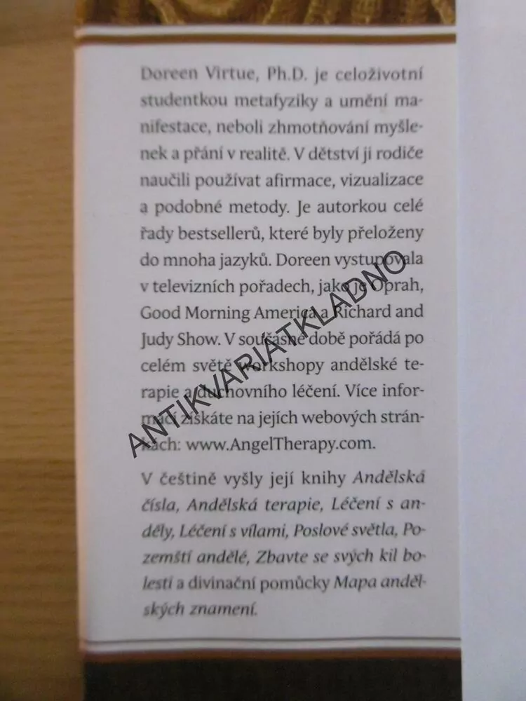 BOŽSKÁ MAGIE DOREEN VIRTUE, **an 