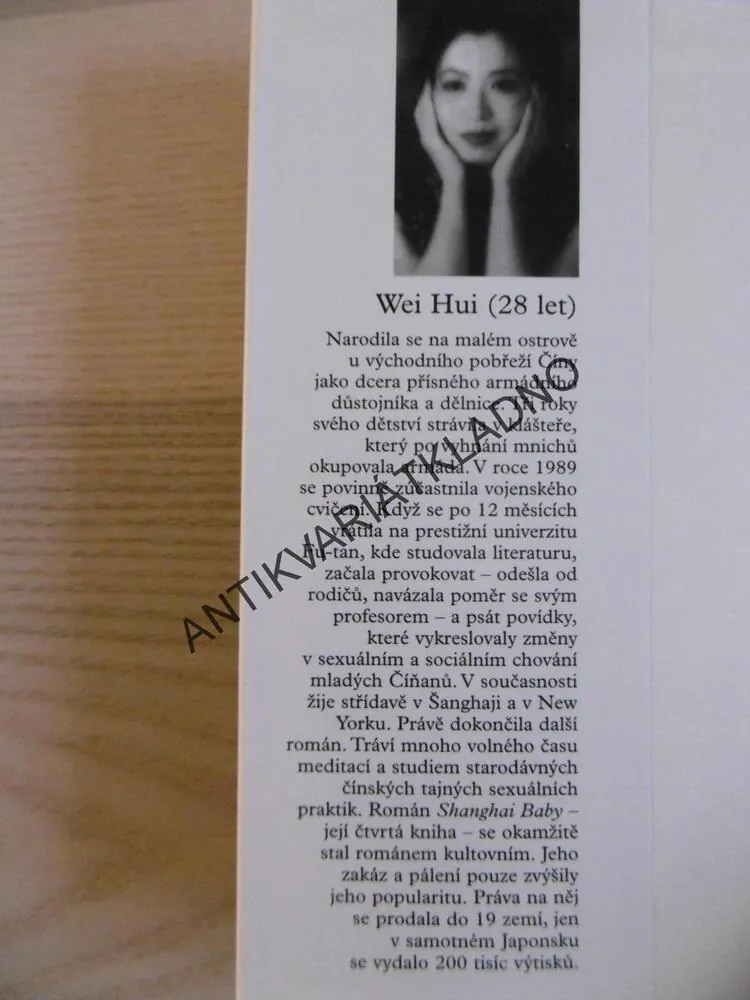LÁSKA, SEX A DROGY, SHANGHAI BABY, WEI HUI, **an
