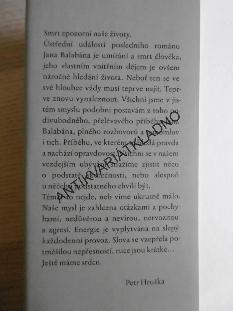 ZEPTEJ SE TÁTY, JAN BALABÁN, **an
