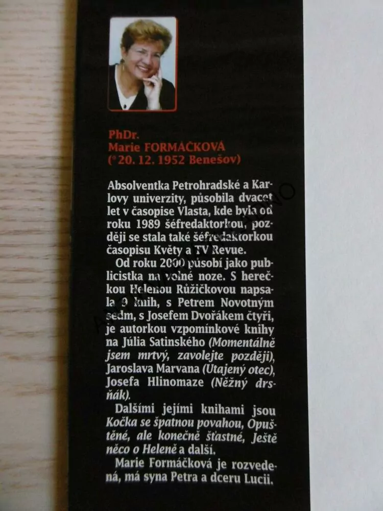 DVA ROKY S HELENOU, FORMÁČKOVÁ, ŠTEFL, **an