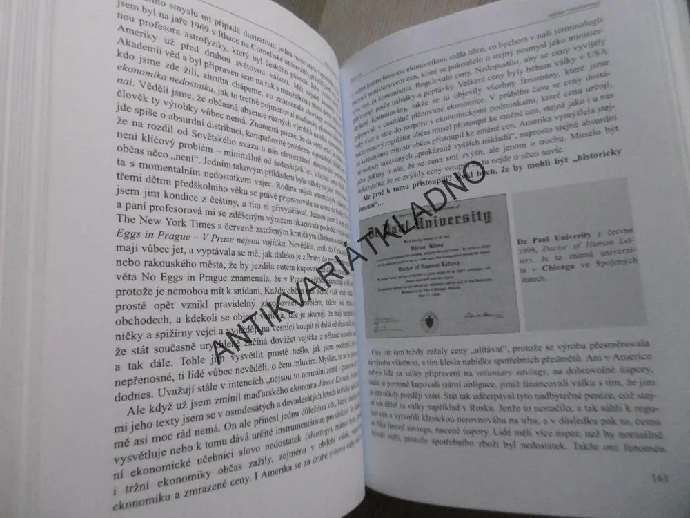 NAROVINU, VÁCLAV KLAUS, **an