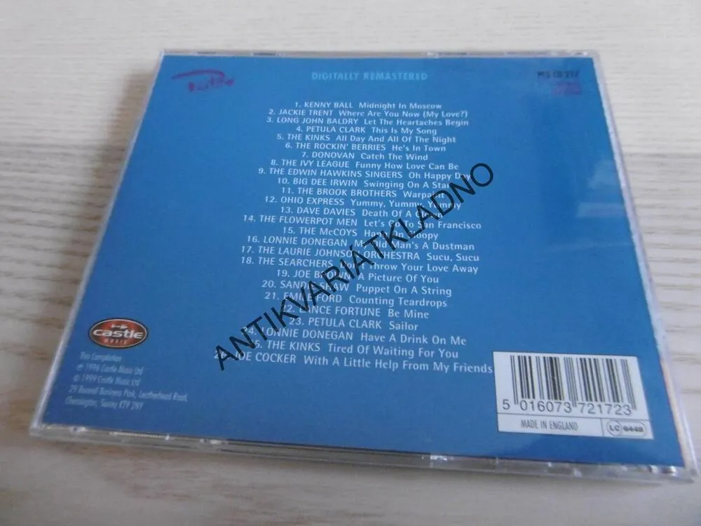 TOP TEN HITS OF THE 60s, CD HUDBA