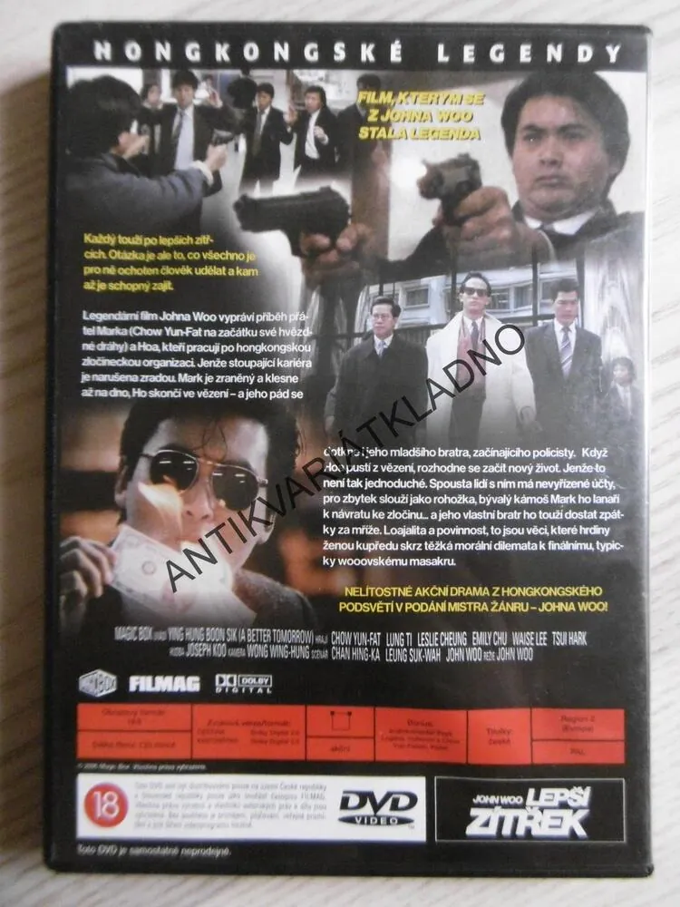 LEPŠÍ ZÍTŘEK, JOHN WOO, DVD FILM