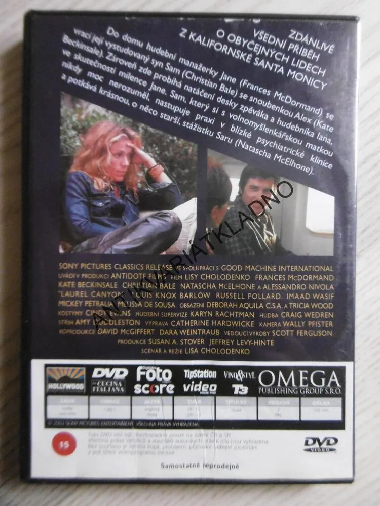 LAUREL CANYON, DVD FILM