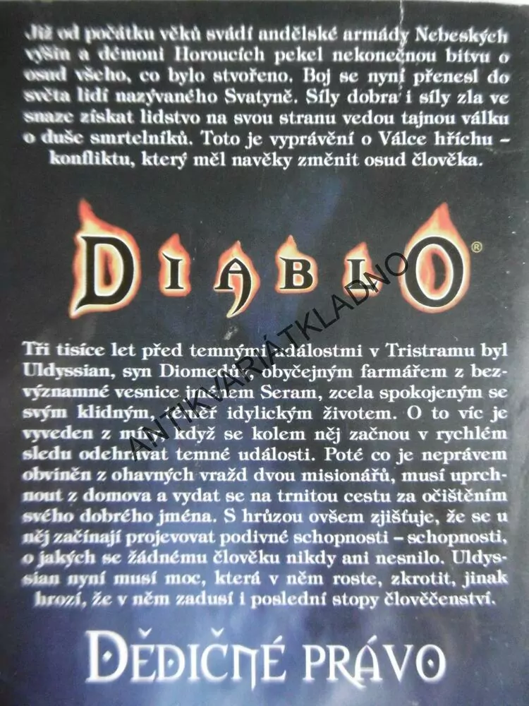 DIABLO, DĚDIČNÉ PRÁVO, RICHARD A.KNAAK, **an