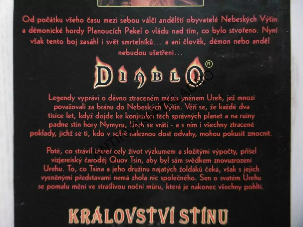 DIABLO, KRÁLOVSTVÍ STÍNU, RICHARD A.KNAAK, **an