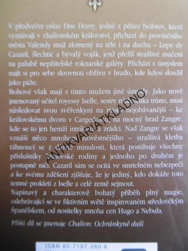 PROKLETÍ CHALIONU, LOIS MCMASTER BUJOLD, **an