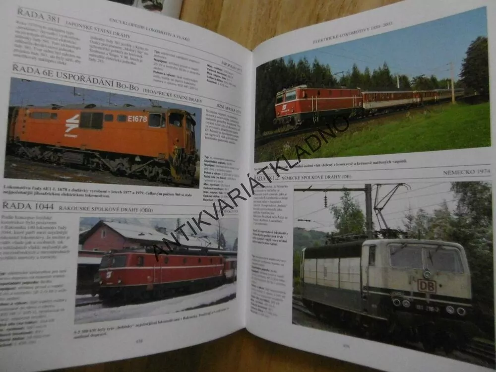 ENCYKLOPEDIE LOKOMOTIV A VLAKŮ, ŽELEZNICE, OD R 1825,
