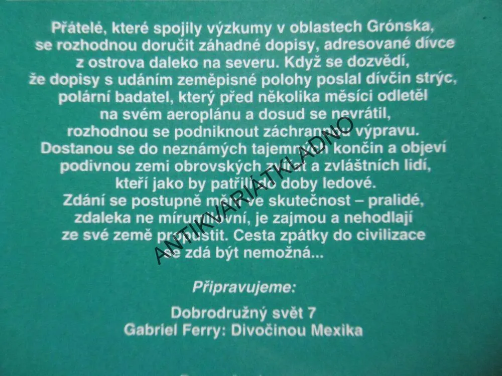 ZAKLETÁ ZEMĚ, KAREL HLOUCHA, DOBRODRUŽNÝ SVĚT, 6., **an