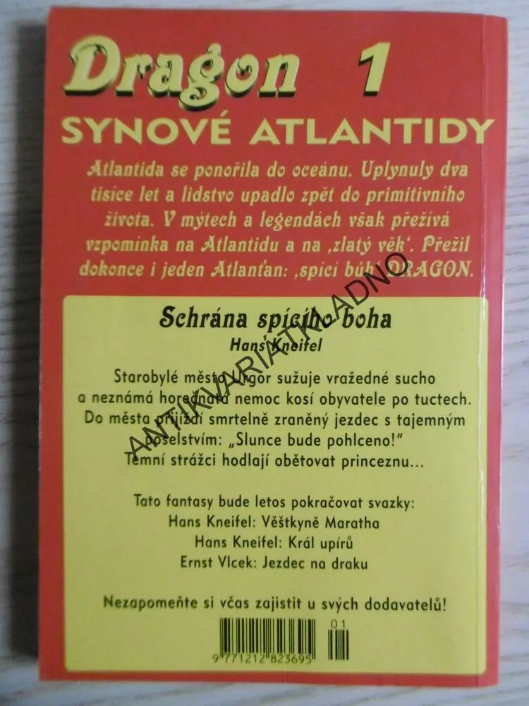 DRAGON, SYNOVÉ ATLANTIDY, SCHRÁNA SPÍCÍHO BOHA, HANS KNEIFEL, **an