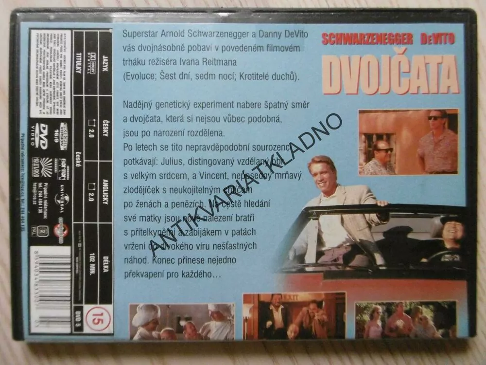 DVOJČATA, DVD FILM
