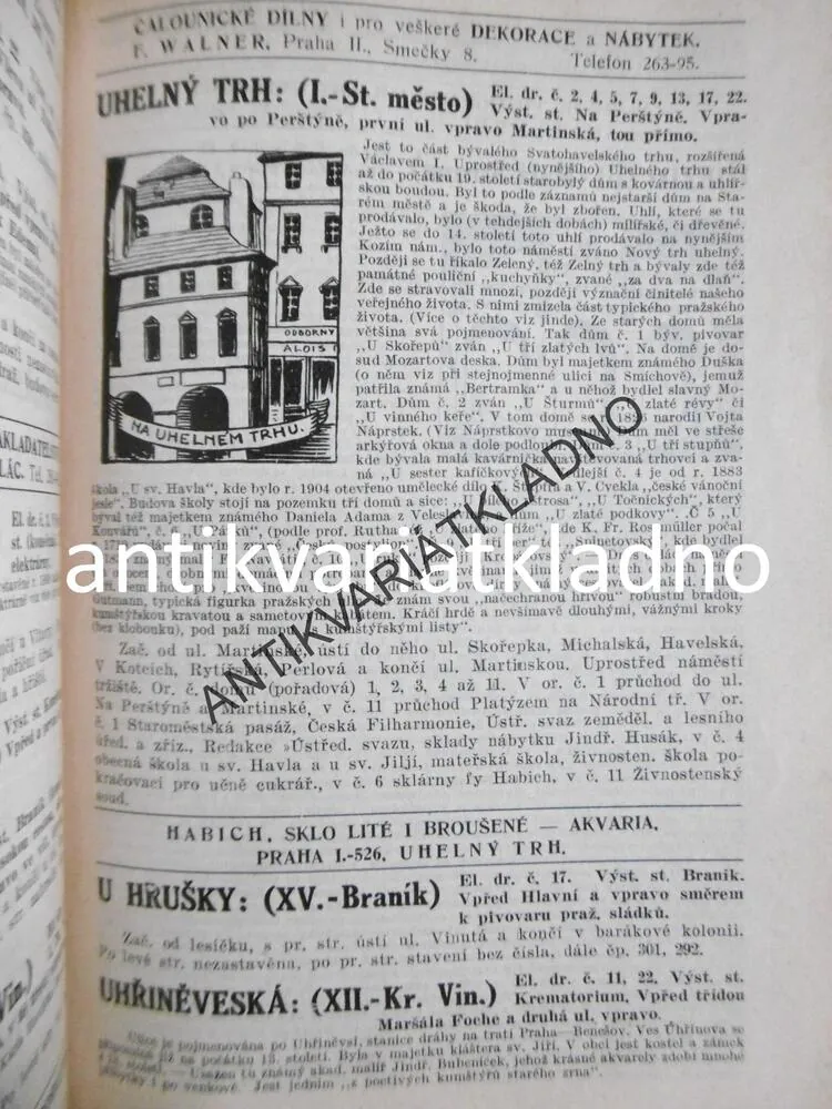 STEHLÍK HISTORICKÝ A ORIENTAČNÍ PRŮVODCE PRAHA,