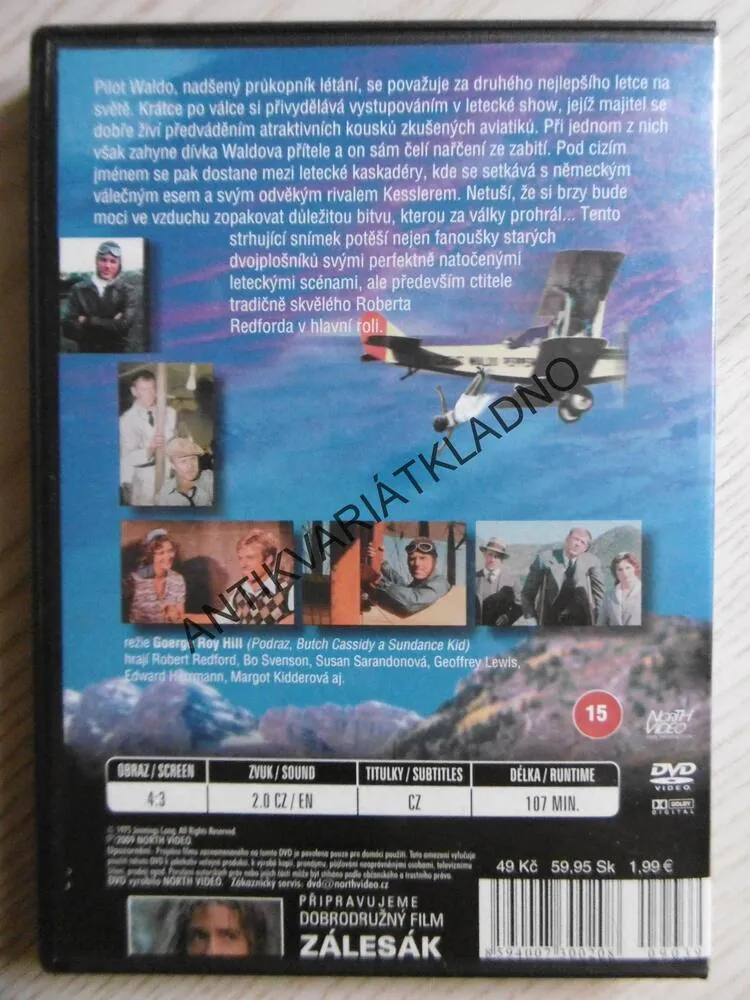 VELKÝ WALDO PEPPER, DVD FILM 
