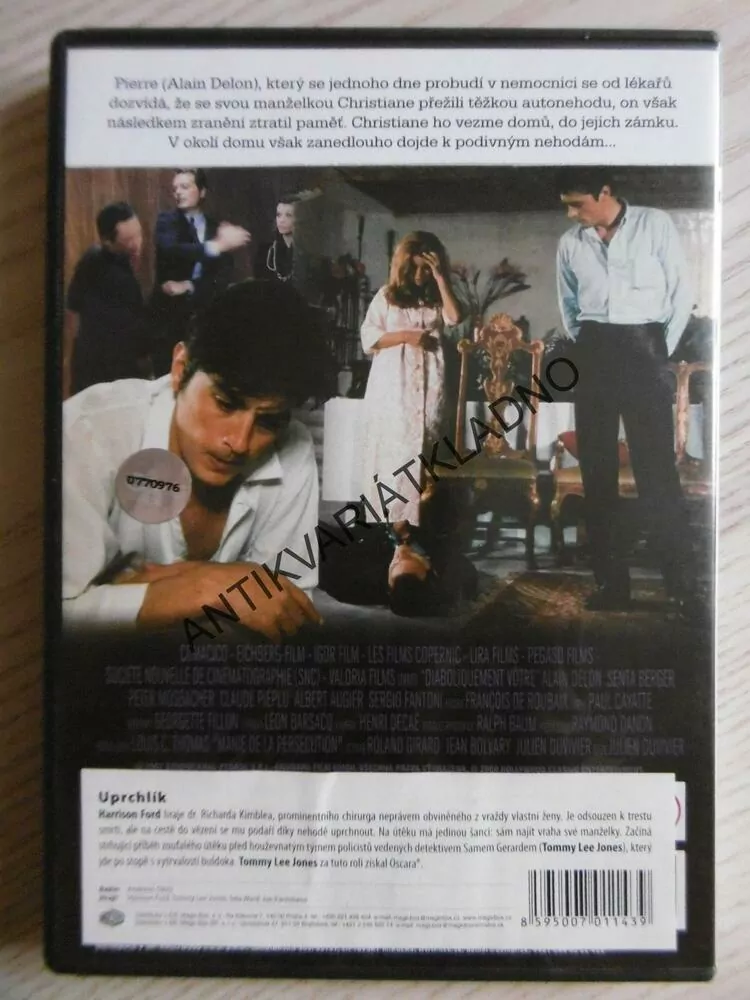 ĎÁBELSKY VÁŠ, ALAIN DELON, DVD FILM