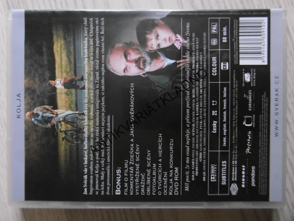 KOLJA, DVD FILM 
