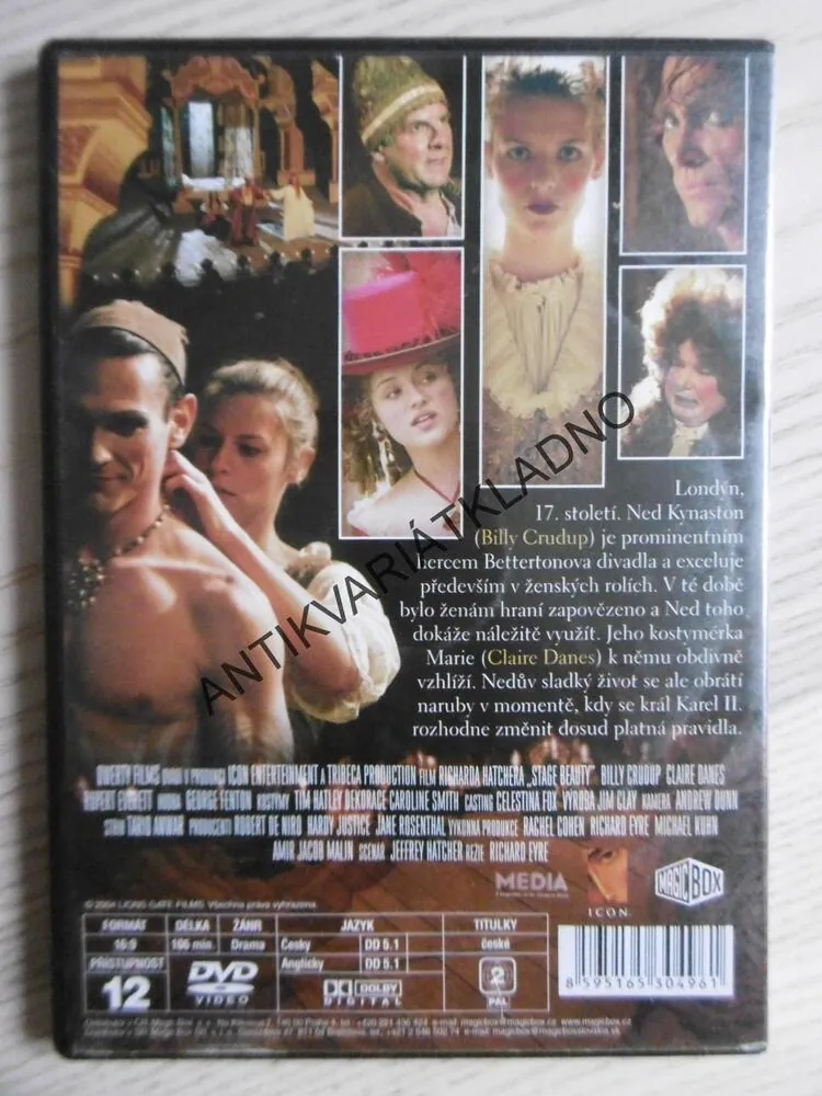 KRÁSA NA SCÉNĚ, DVD FILM