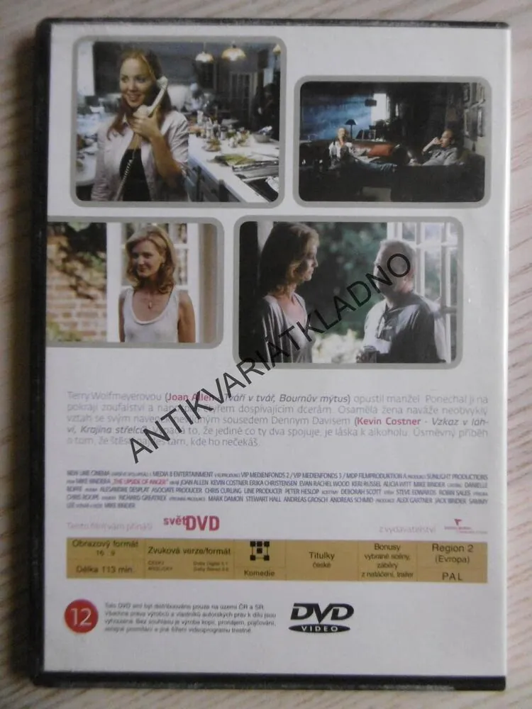 VZTEKLE TVÁ, DVD FILM