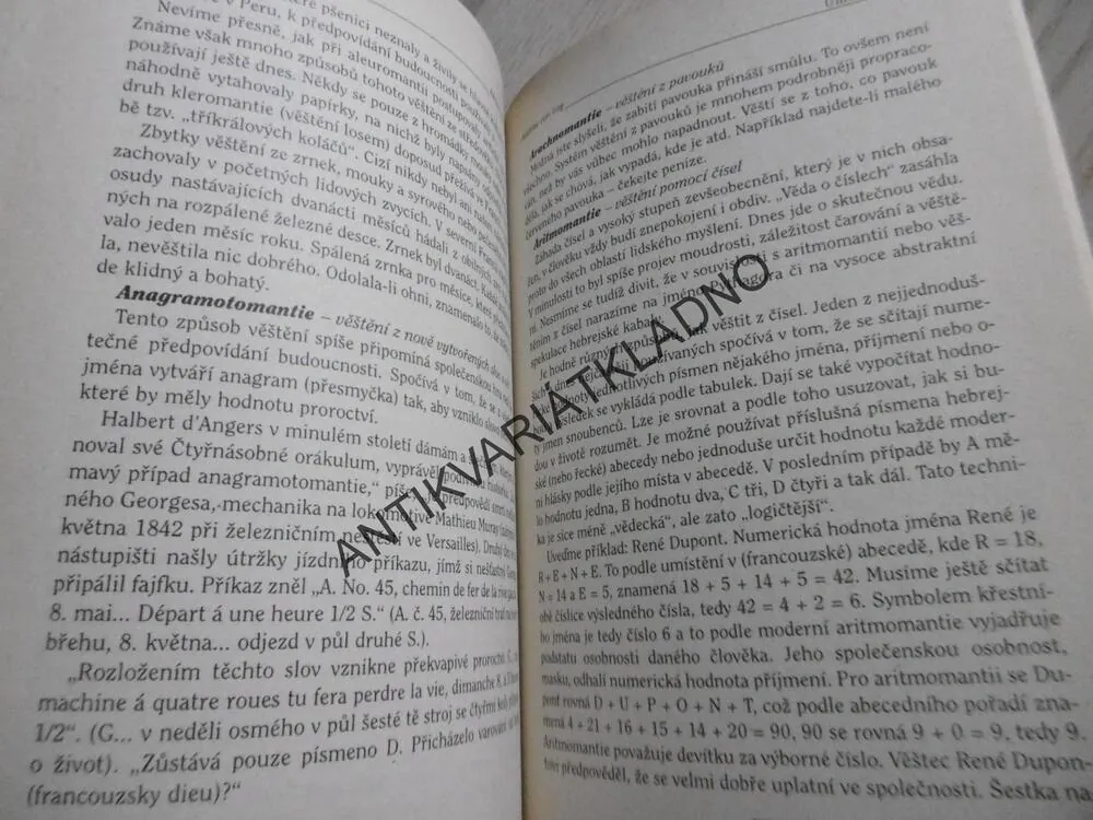 UMĚNÍ VĚŠTIT, VIDĚNÍ VE SKLENICI VODY, ADELMA VON VAY, **an