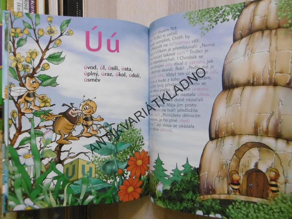 SLABIKÁŘ VČELKY MÁJI, OTTÍKOVA ŠKOLA, VČELKA MÁJA **an