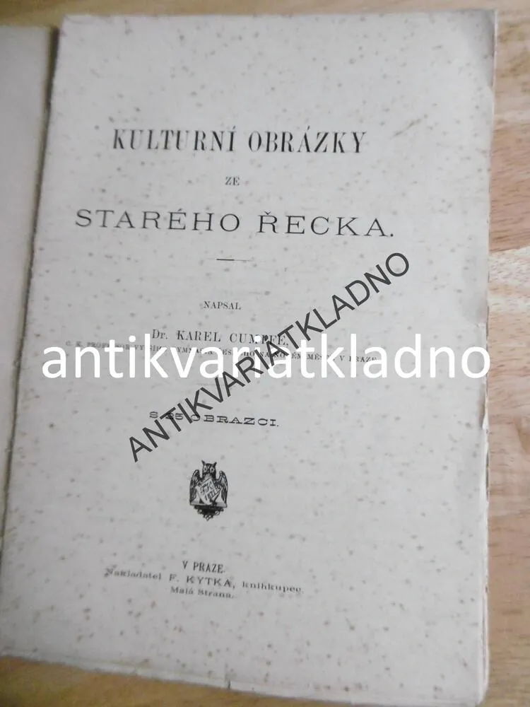 KULTURNÍ OBRÁZKY ZE STARÉHO ŘECKA, ŘECKO