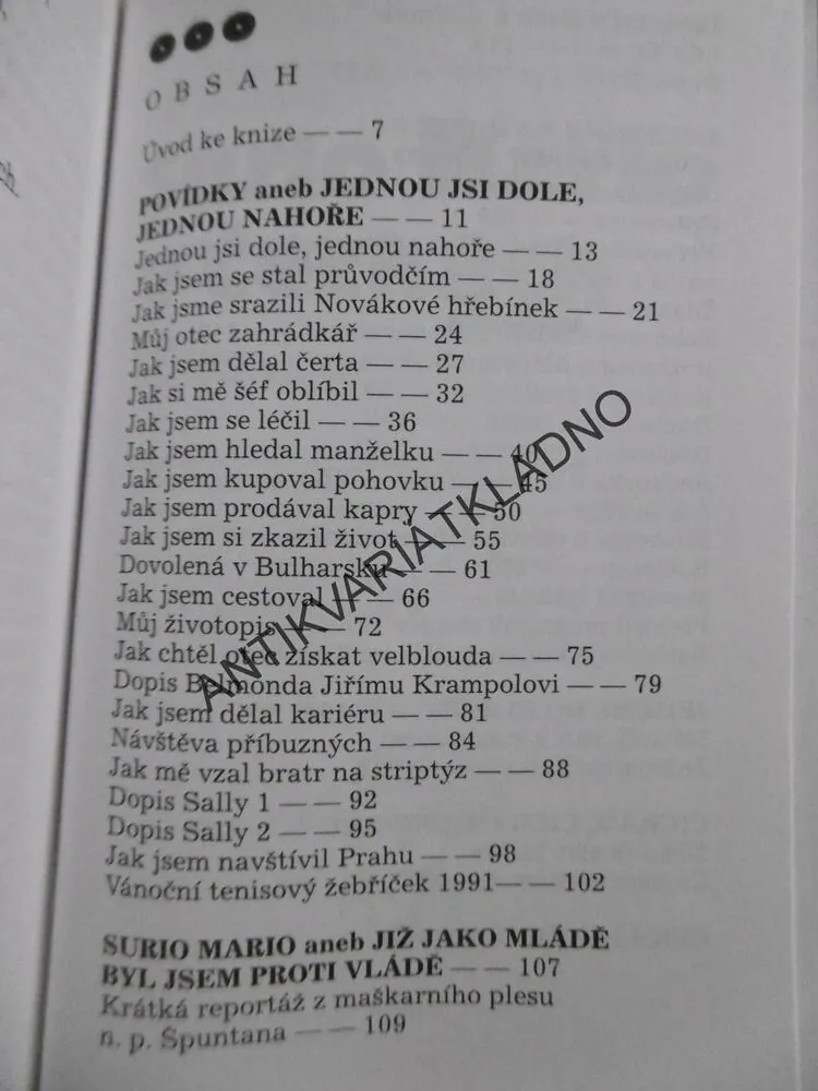 SURIO MARIO V ČECHÁCH ANEB JEDEME DO EVROPY, MILOSLAV ŠIMEK, JIŘÍ GROSSMANN, **an