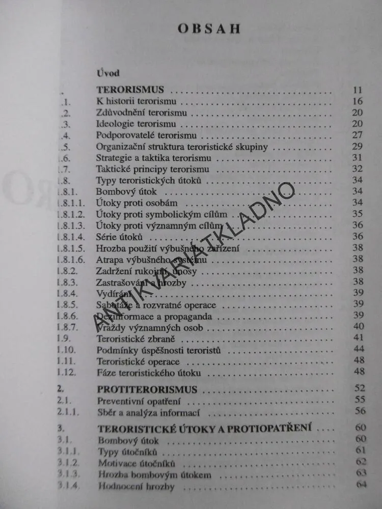 TERORISMUS 1., MARIAN BRZYBOHATÝ,