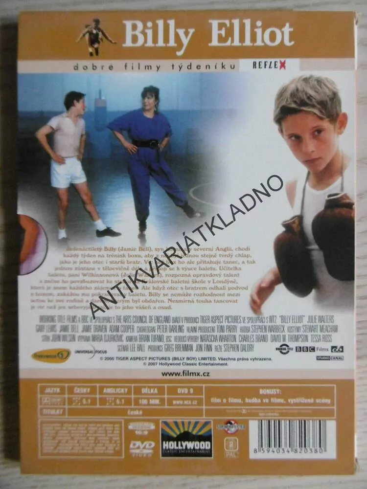 BILLY ELLIOT, DVD FILM