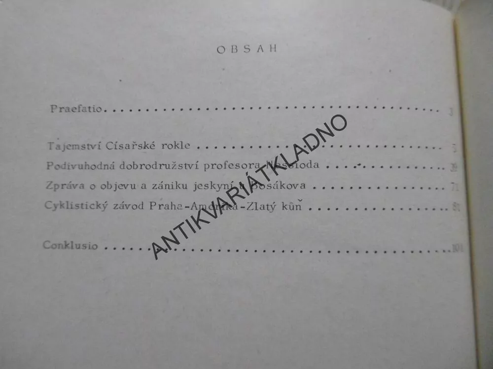 ČTYŘI KNIHY WABIHO STÁRCE O JESKYNÍCH A JESKYŇÁŘÍCH, 1986,, **an