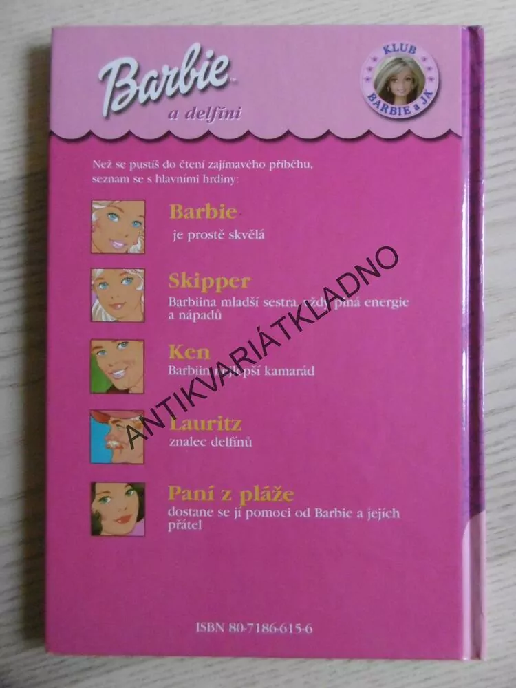 BARBIE A DELFÍNI, KLUB BARBIE A JÁ, **an