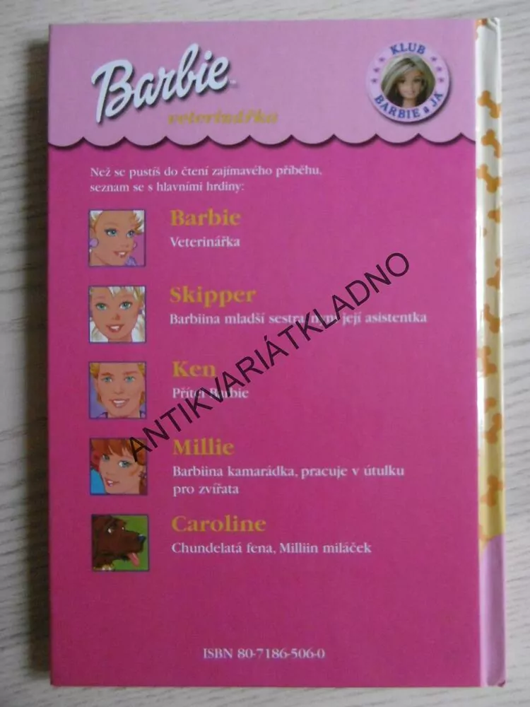 BARBIE VETERINÁŘKA, KLUB BARBIE A JÁ, **an